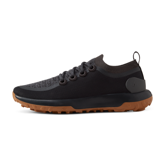 Women's Trail Runner - Natural Black (Rugged Khaki Sole)