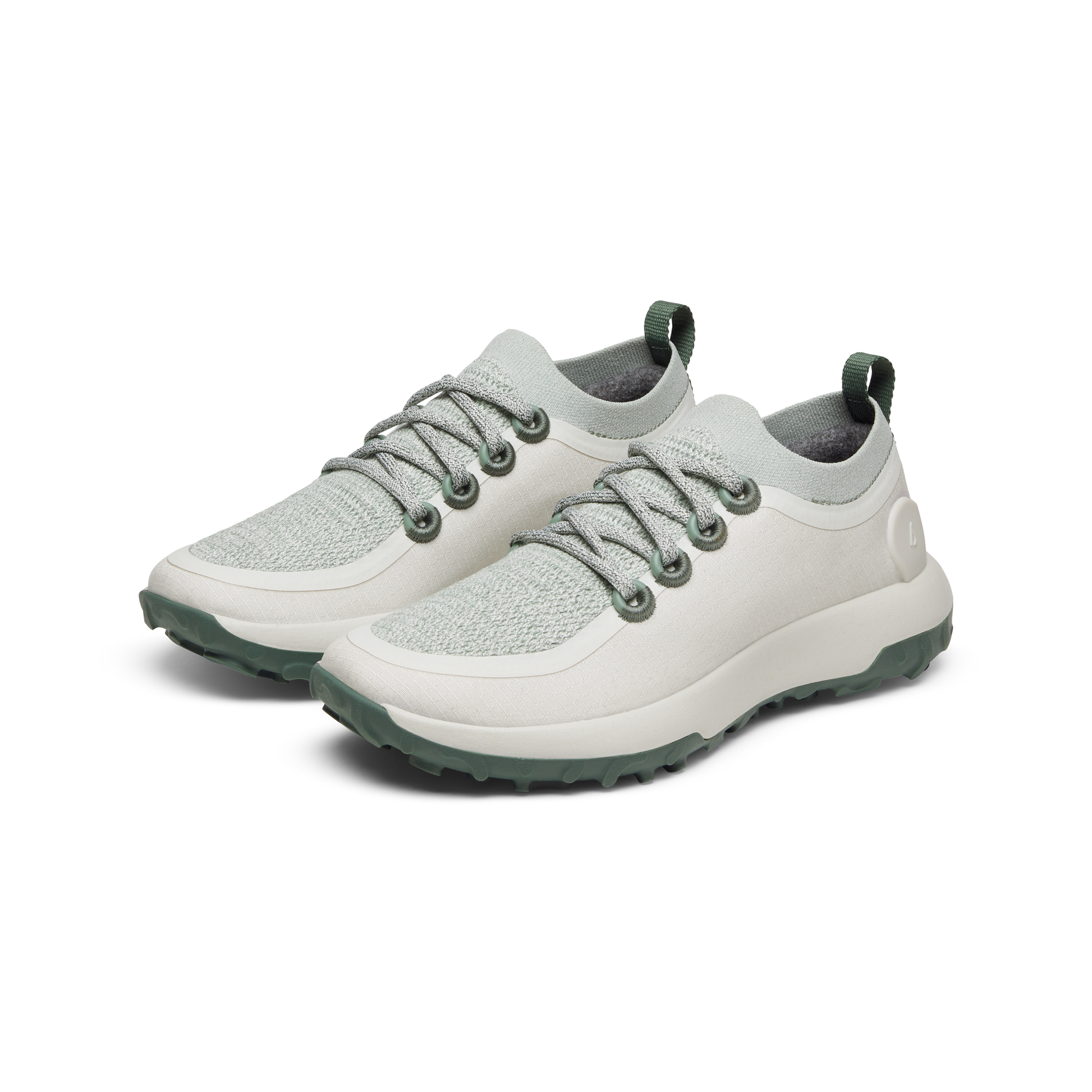 Women's Trail Runners - Parchment/Seagrass (Parchment Sole)