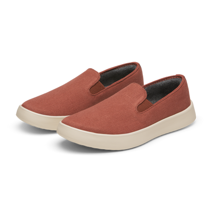 Women's Canvas Cruiser Slip On - Auburn (Warm White Sole)